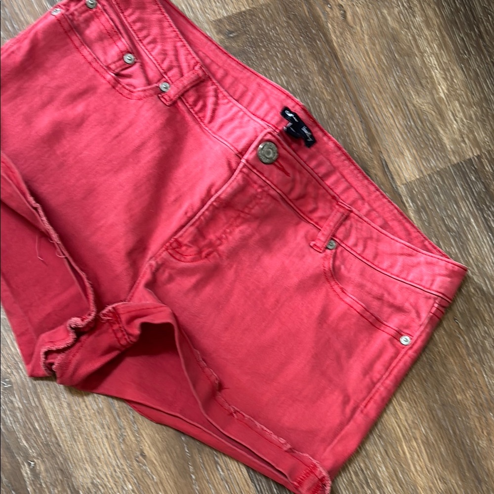 GAP Vibrant Coral  Denim Shorts 14